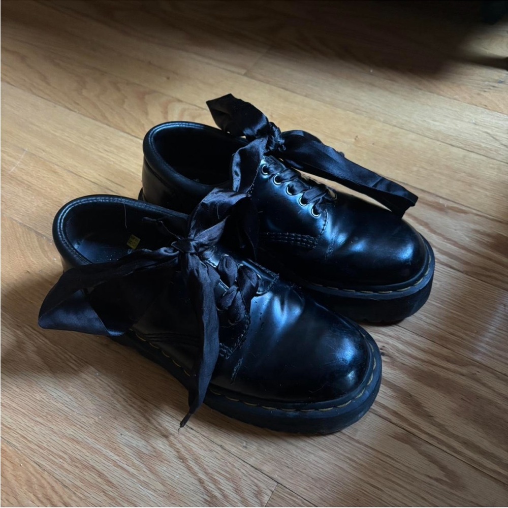 Doc Martens Black Platform Oxfords 8053